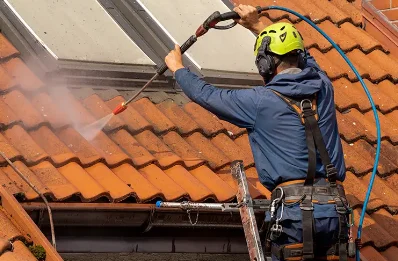 Démoussage et hydrofuge de toiture à Morsiglia